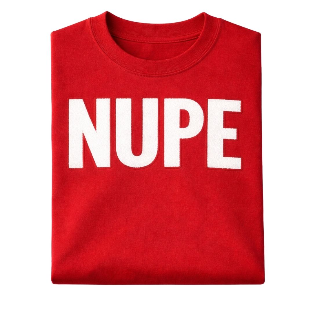 Nupe 1911 Sleeve Chenille Crimson T-Shirt