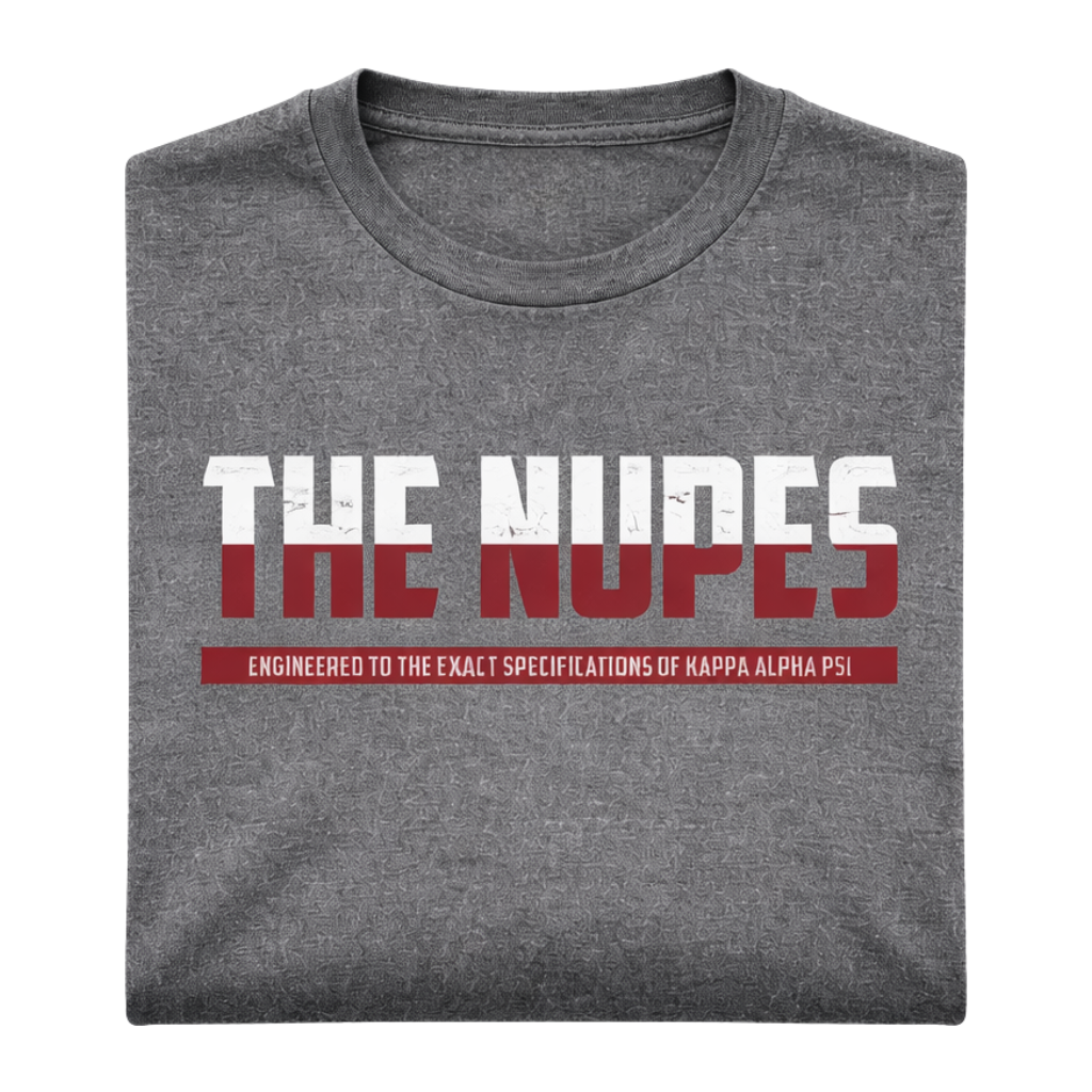 Kappa Alpha Psi The Nupes DriFit Short Sleeve Shirt (Charcoal)