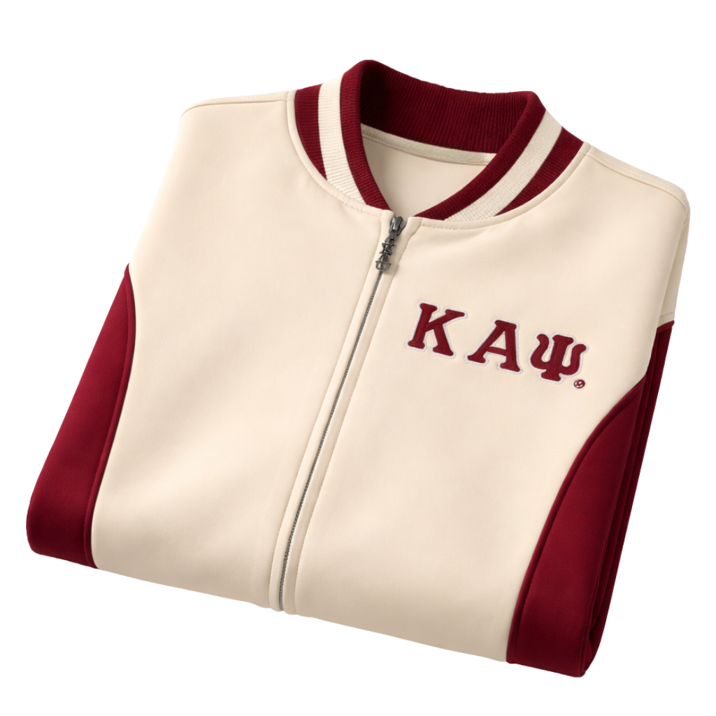 Kappa Cream Air Tech Fleece Warm Up Jacket